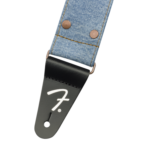 Fender x Wrangler Riveted Denim Strap Light Indigo
