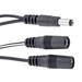 Voodoo Lab PPAV Output splitter adapter: 2.1mm straight barrel to two 2.1mm female: 4” Power Cable