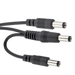 Voodoo Lab PPAY Voltage doubler adapter: two 2.1mm straight barrels to 2.1mm female: 4” Power Cable