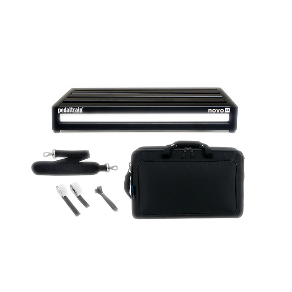 Pedaltrain PT-N24-SC NOVO 24 24” X 14.5” Pedalboard with Soft Case
