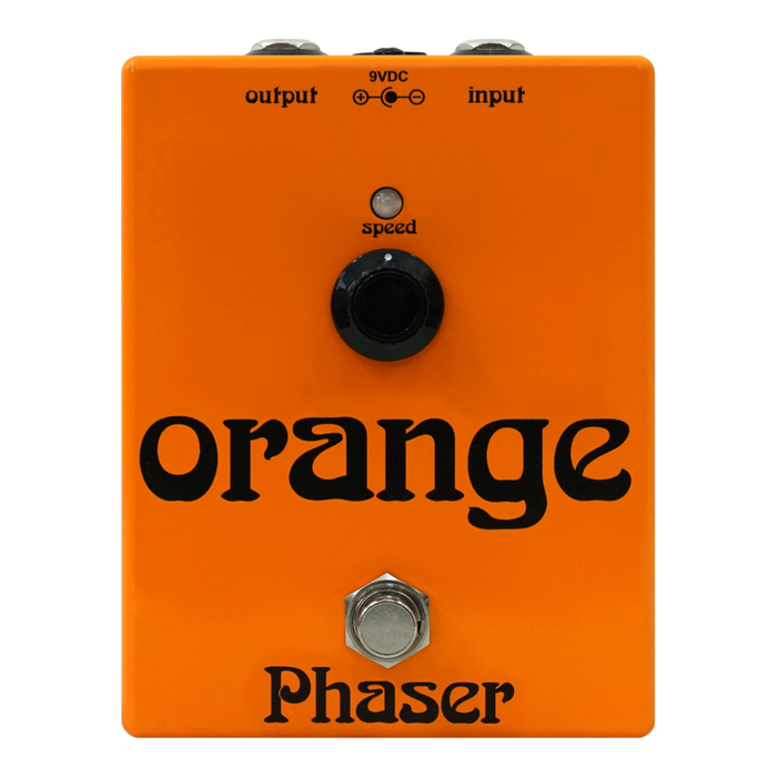 Orange Phaser Guitar Effect Pedal