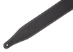 Levy's M17BDS-BLK 2 1/2" Black Pull-up Leather Guitar Strap With Soft Garment Leather Backing