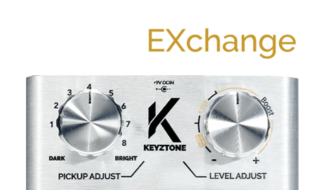Keyztone EXchanger Pickup Enhancer Guitar Pedal Pickup Remodeler