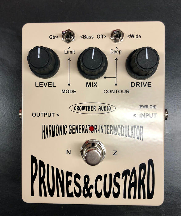 crowther pedals Crowther Audio Prunes & Custard Harmonic Generator-Intermodulator Peda — Truetone Music
