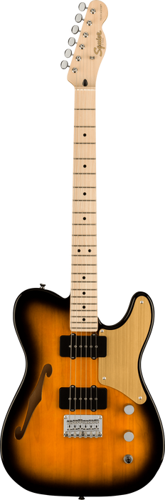 Squier Paranormal Cabronita Telecaster Thinline Maple Fingerboard Gold Anodized Pickguard 2-Color Sunburst