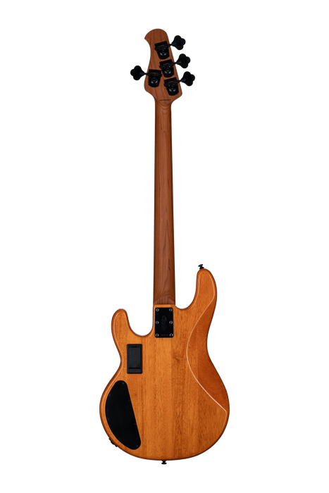 Sterling by Music Man StingRay HH RAY34HH Poplar Burl Bass With Gig Bag