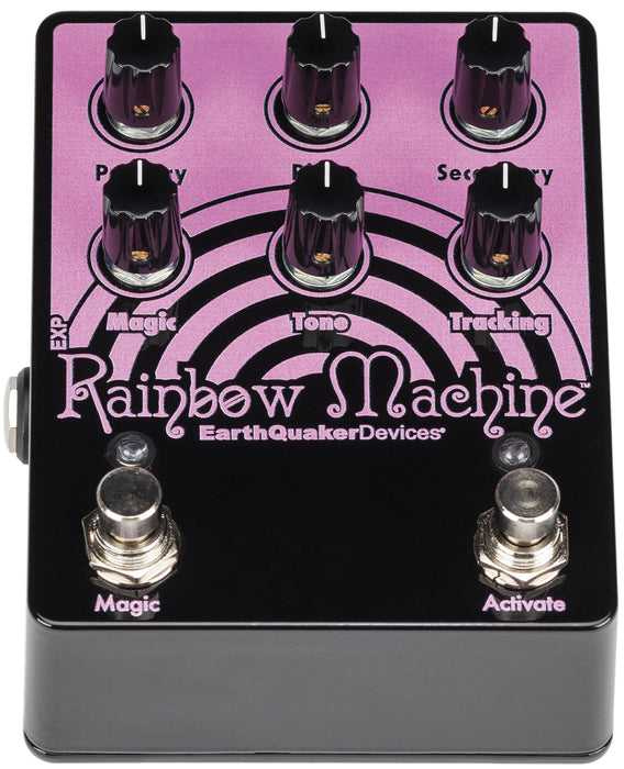 Earthquaker Devices Limited Edition Pink on Black Rainbow Machine Polyphonic Pitch-Shifter Pedal