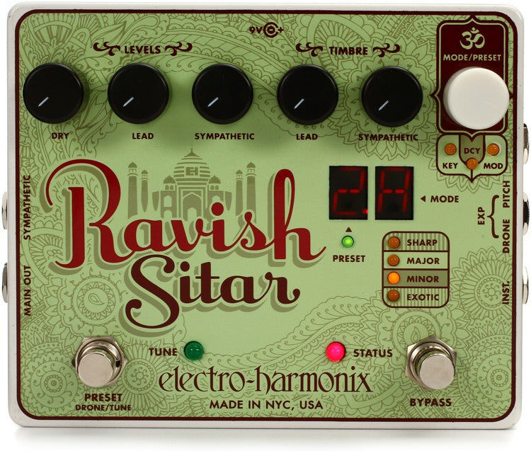 Electro-Harmonix Ravish Sitar Emulation Pedal