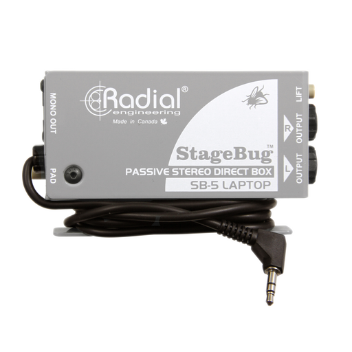 Radial Engineering StageBug SB-5 Compact Stereo Laptop DI