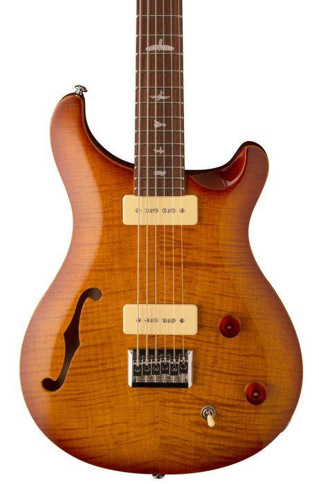 PRS SE 277 Semi-Hollow Vintage Sunburst Baritone Electric Guitar With Gig Bag