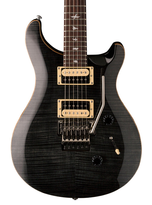 DISC - PRS SE "Floyd" Custom 24 Gray Black Electric Guitar With Gig Bag