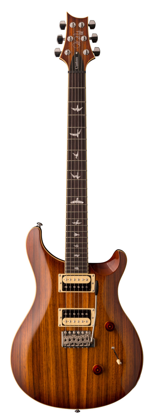 PRS SE Custom 24 Exotic Top - Zebra Wood Electric Guitar With Gig Bag