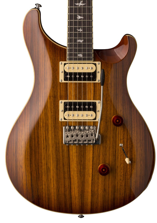 PRS SE Custom 24 Exotic Top - Zebra Wood Electric Guitar With Gig Bag