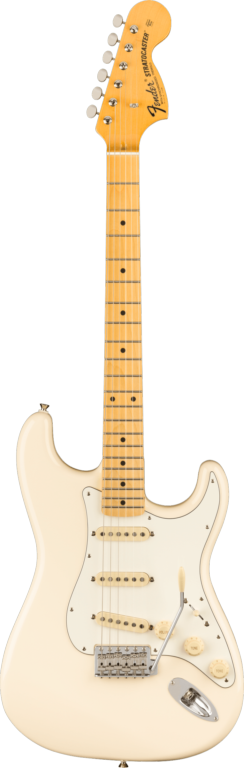 Fender JV Modified '60s Stratocaster®,  Maple Fingerboard, Olympic White Electric Guitars