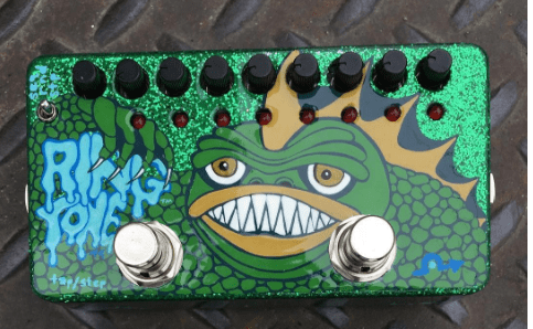ZVex USA Made Hand Painted Ringtone Modulation Sequence Guitar Pedal Creature