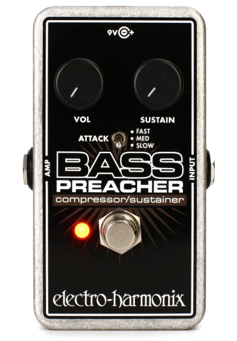 Electro-Harmonix Bass Preacher Compression / Sustainer Pedal
