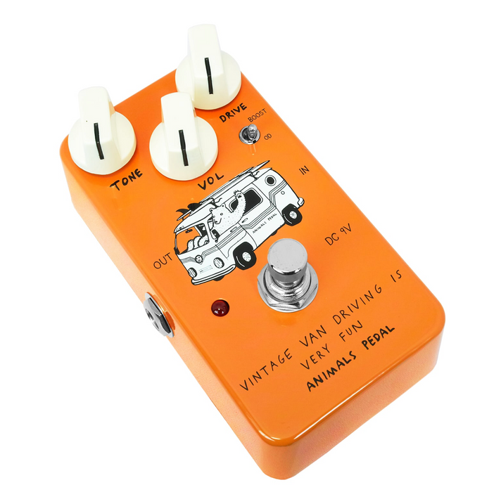 Animals Pedal Vintage Van Driving is Very Fun Overdrive Guitar Animals Pedal Vintage Van Driving is Very Fun Overdrive Guitar