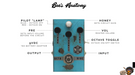 BeetronicsFX Limited Edition Octahive Super High Gain Fuzz High Octave Dual Footswitch Yellow