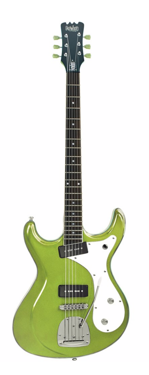 Eastwood Sidejack Deluxe Baritone Electric Guitar - Vintage Mint Green