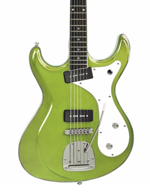 Eastwood Sidejack Deluxe Baritone Electric Guitar - Vintage Mint Green
