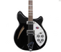 Rickenbacker 360/12 Jetglo Semi Hollow Black Guitar With OHSC
