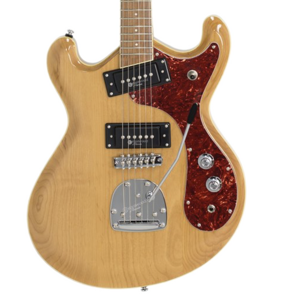 Eastwood Sidejack Pro JM Electric Guitar Natural Finish — Truetone