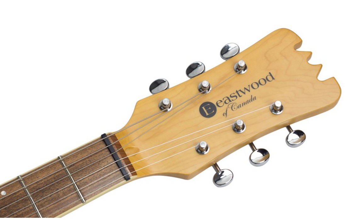 Eastwood Sidejack Pro JM Electric Guitar Natural Finish