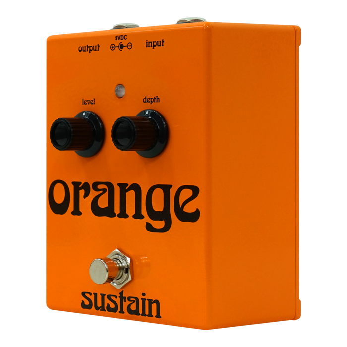 Orange Sustain Guitar Effect Pedal