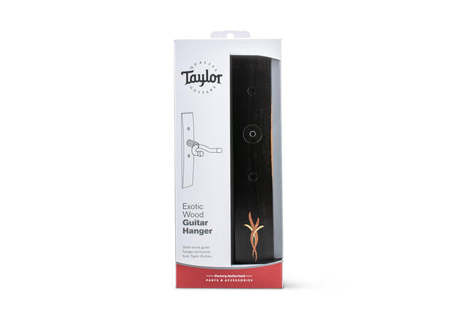 Taylor 70193 Guitar Hanger Ebony Bouquet Myrtlewood/Boxwood Inlay
