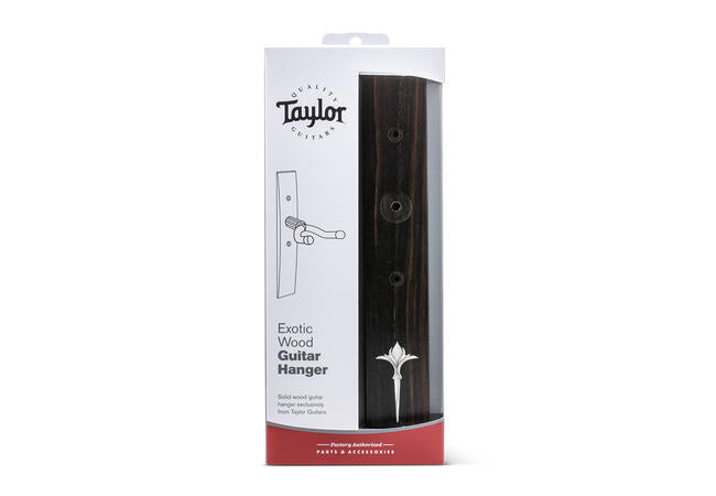 Taylor 70194 Guitar Hanger Ebony Nouveau Italian Acrylic Inlay White