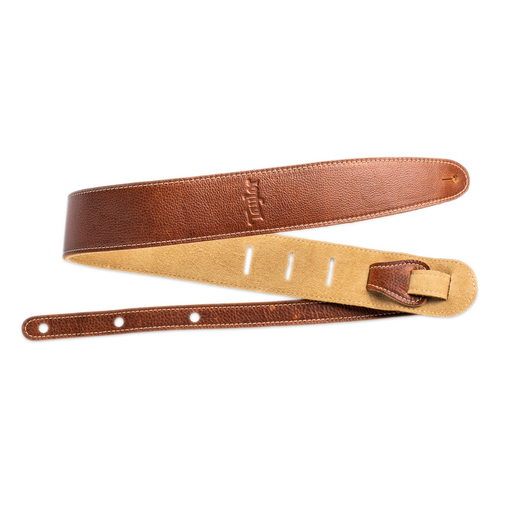 Taylor Strap Med Brown Leather Suede Back 2.5"