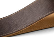 Taylor Strap Chocolate Brown Leather Suede Back 2.5"