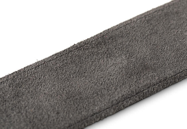 Taylor Gemstone Strap Sanded Suede Black 2.5"