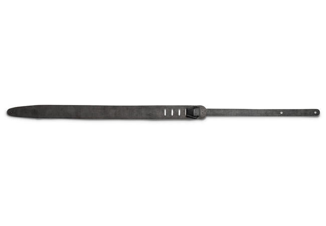 Taylor Gemstone Strap Sanded Suede Black 2.5"