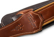 Taylor Century Strap Leather 2.5" Med Brown/Butterscotch/Black