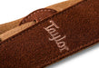 Taylor Strap Embroidered Suede Chocalate Brown 2.5"