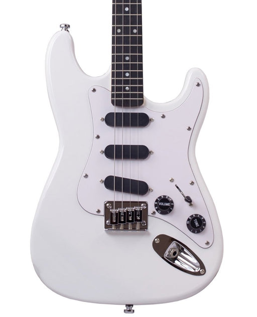 Eastwood Mandola S Style 4 String Mandolin - White With Gig Bag