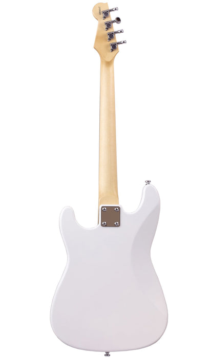 Eastwood S Style 4-String Tenor Guitar - White With Gig Bag