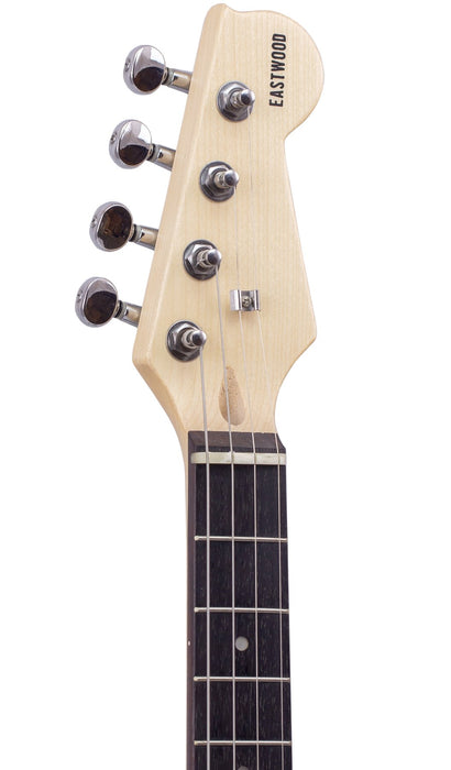 Eastwood Mandola S Style 4 String Mandolin - Black With Gig Bag