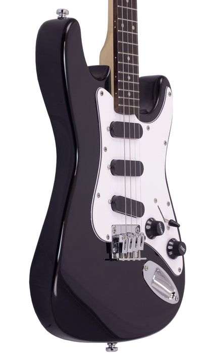 Eastwood Mandola S Style 4 String Mandolin - Black With Gig Bag