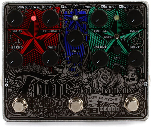 Electro-Harmonix Tone Tattoo Analog Multi-effects Pedal