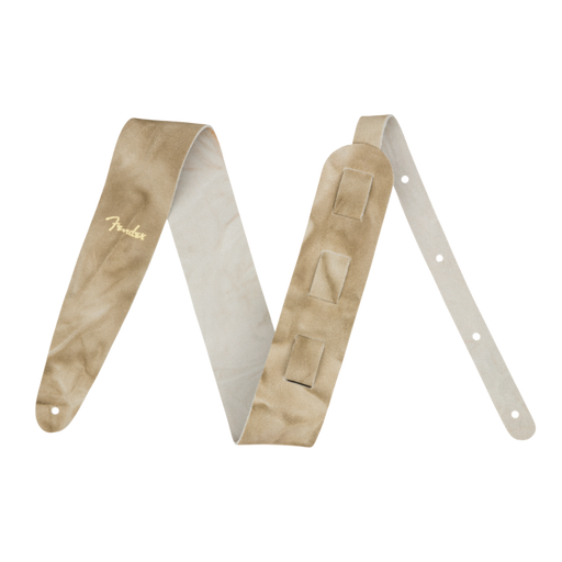 Fender Tie Dye Leather Strap, Natural Straps