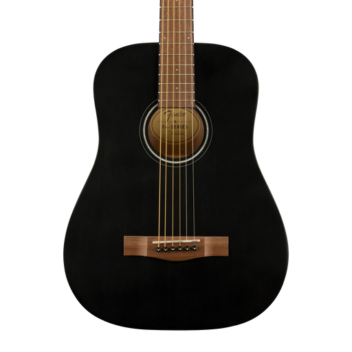 Fender FA-15 3/4 Scale Black Acoustic Guitar With Gig Bag