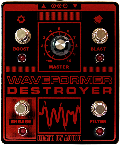 destroyer pedal Death By Audio Waveform Destroyer Fuzz Overdrive Distortion Guitar Ped — Truetone Music