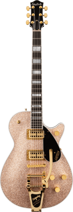 Gretsch G6229TG Limited Edition Players Edition Sparkle Jet™ BT with Bigsby® and Gold Hardware, Ebony Fingerboard, Champagne Sparkle Electric Guitars