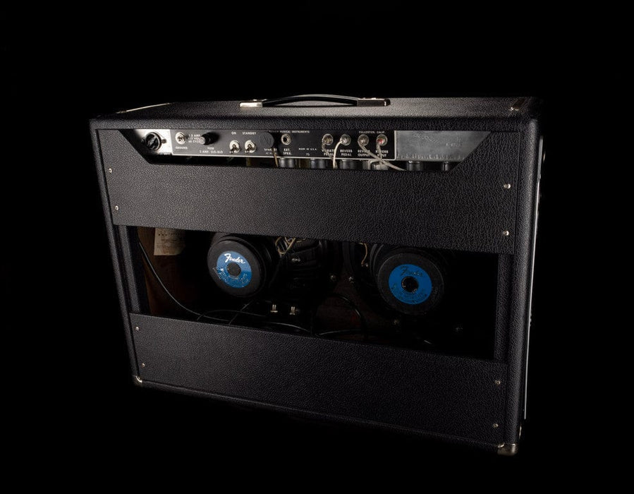 Vintage 1966 Fender Pro Reverb Black Guitar Amp Combo