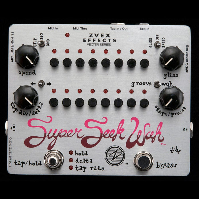 guitar sequencer pedal ZVex Vexter Series Super Seek Wah Guitar Pedal — Truetone Music