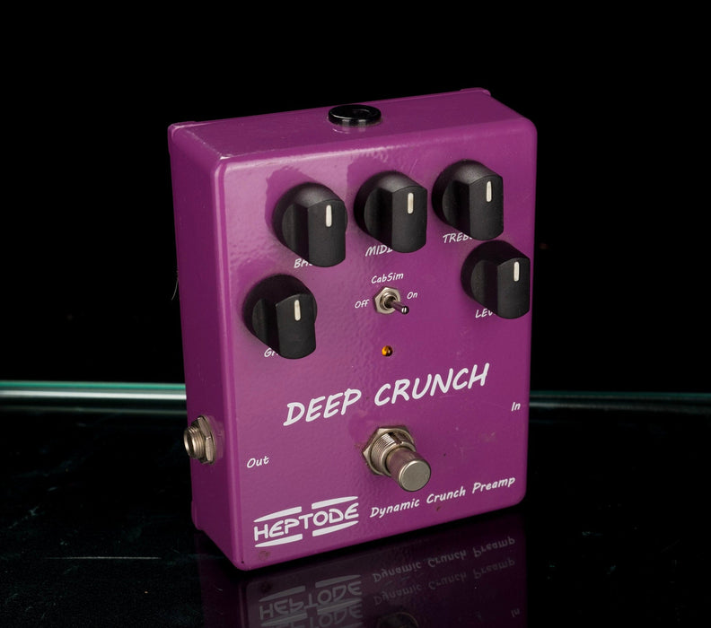 Used Heptode Deep Crunch Dynamic Crunch Preamp Guitar Effect Pedal