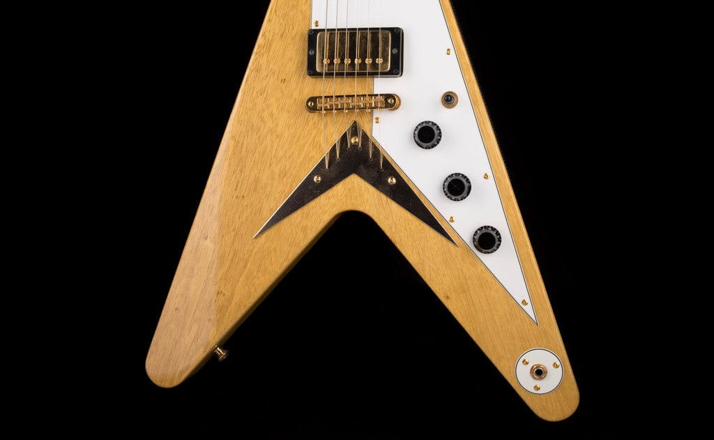 Pre-Owned 2003 Hamer Vector Korina "Flying V" Natural with OHSC