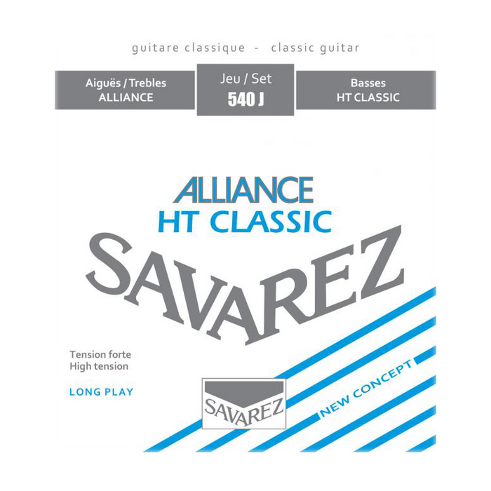 Savarez Alliance HT 540J High Tension Blue Classical Guitar